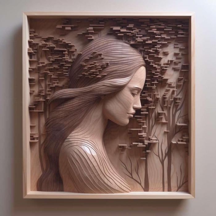 نموذج ثلاثي الأبعاد لآلة CNC 3D Art 